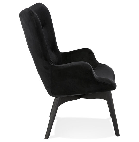 Maysun - Design Fauteuil - MELODIE Zwart - Zwart