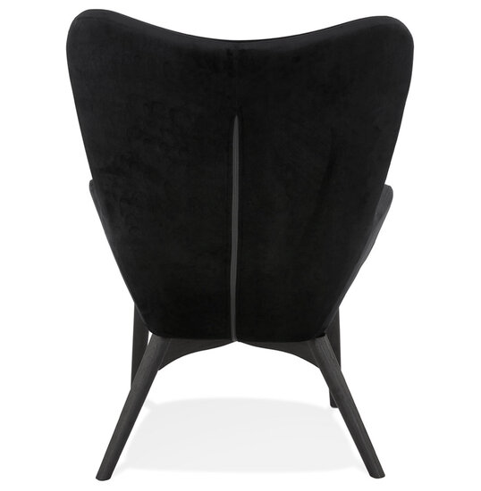 Maysun - Design Fauteuil - MELODIE Zwart - Zwart