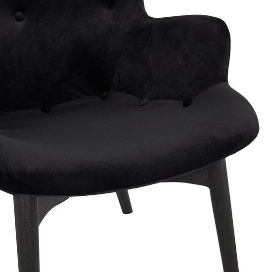 Maysun - Design Fauteuil - MELODIE Zwart - Zwart