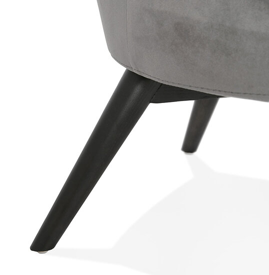 Maysun - Design Fauteuil- MEGAN Grijs - Zwart