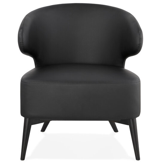 Maysun - Design Fauteuil- MILEY Zwart - Zwart