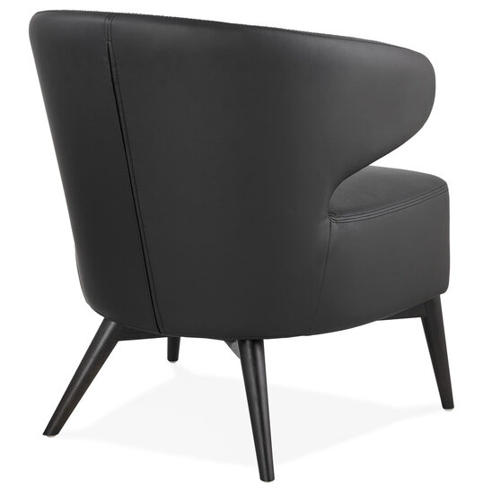 Maysun - Design Fauteuil- MILEY Zwart - Zwart