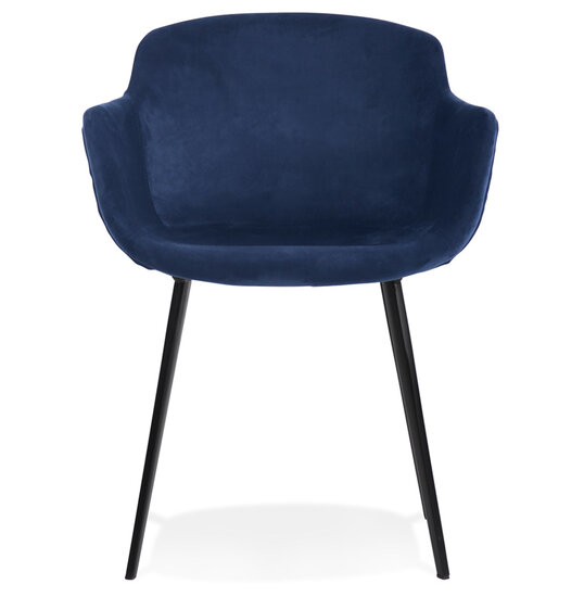 Maysun - Design Stoel - LOREEN Blauw - Zwart