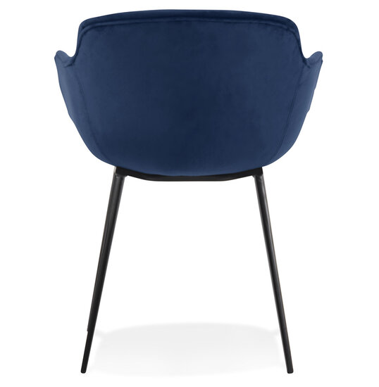 Maysun - Design Stoel - LOREEN Blauw - Zwart