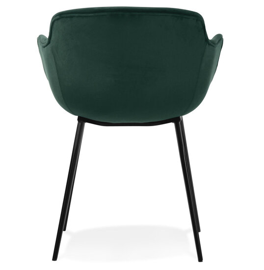 Maysun - Design Stoel - LOREEN Groen - Zwart