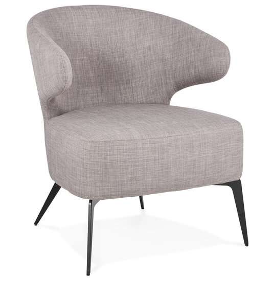 Maysun - Design Fauteuil - OPHELIE Grijs - Zwart