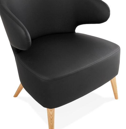 Maysun - Design Fauteuil - MILEY Zwart - Naturel