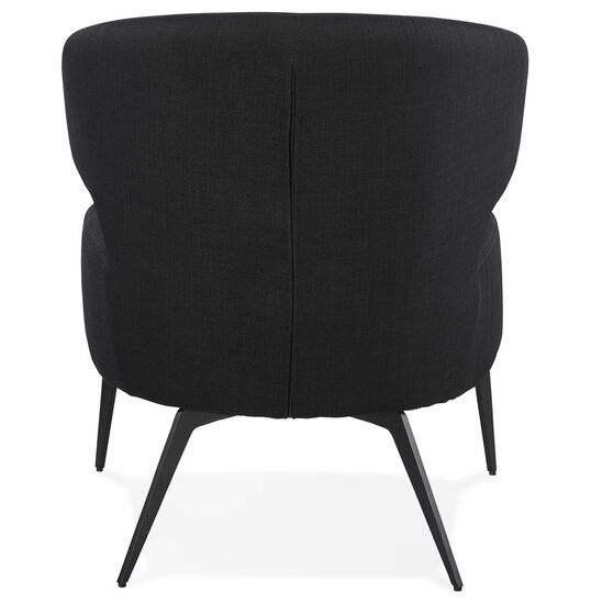 Maysun - Design Fauteuil - OPHELIE Zwart - Zwart