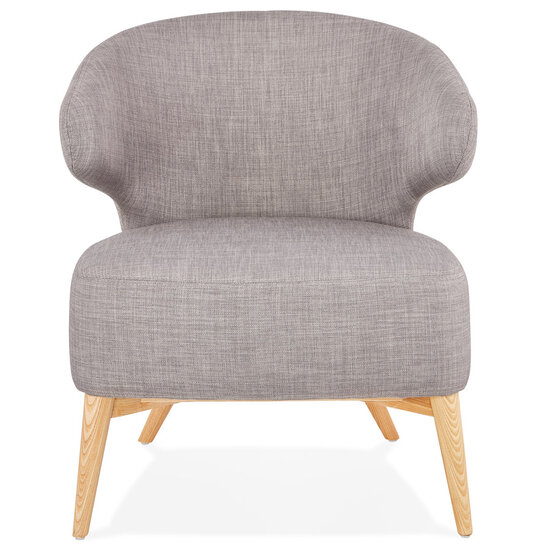 Maysun - Design Fauteuil - MILLY Grijs - Naturel