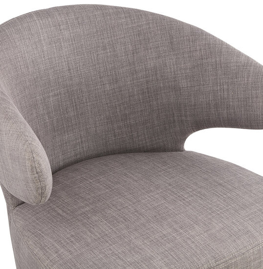 Maysun - Design Fauteuil - MILLY Grijs - Naturel