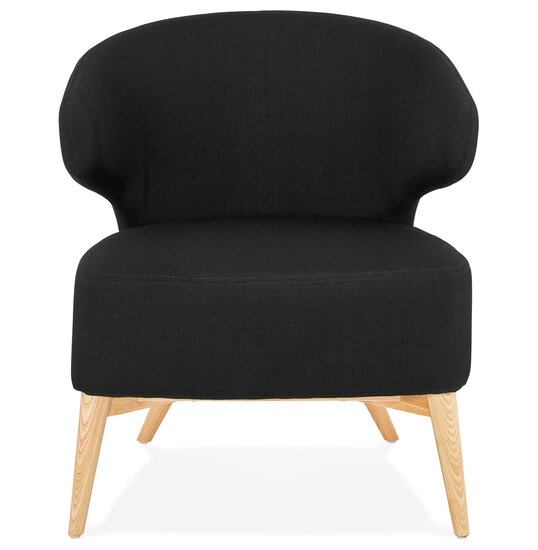 Maysun - Design Fauteuil - MILLY Zwart - Naturel