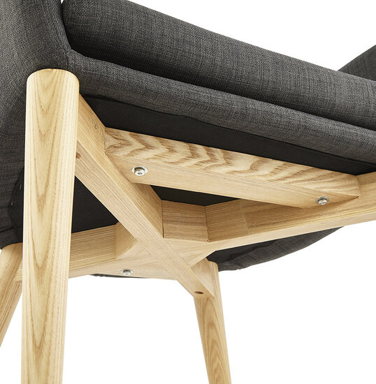 Maysun - Design Fauteuil - GENEVA Donkergrijs