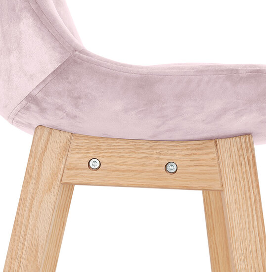 Maysun - Design Barkruk - BABETTE MINI Roze - Naturel