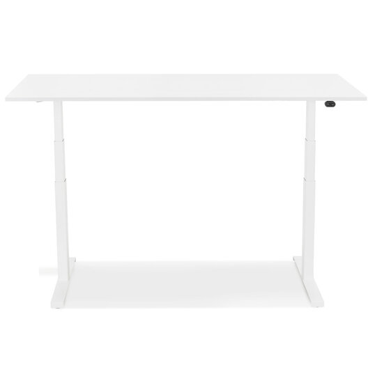 Maysun - Elektrisch Zit-Sta Bureau - DUNCAN Wit - Wit 140x70cm