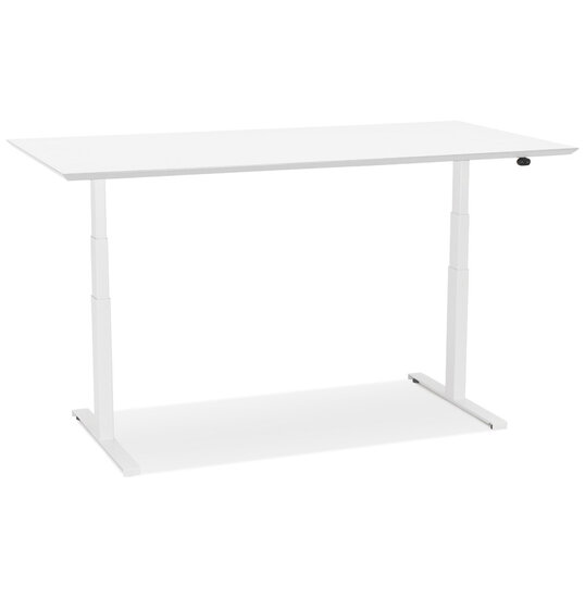 Maysun - Elektrisch Zit-Sta Bureau - COMFORT Wit - Wit 180x90cm