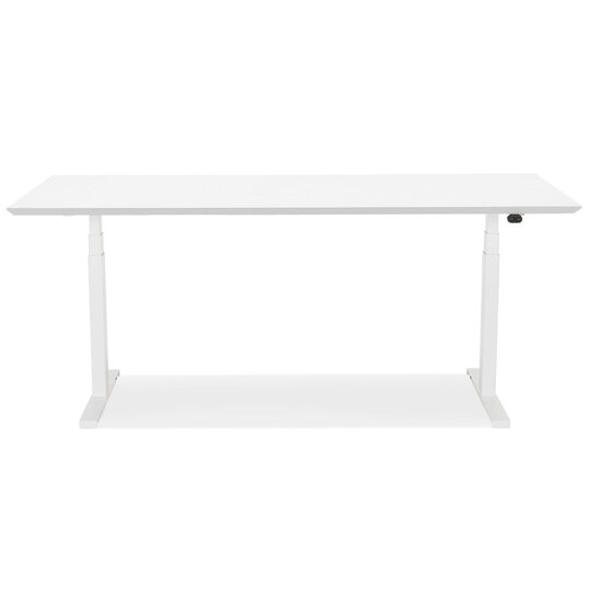 Maysun - Elektrisch Zit-Sta Bureau - COMFORT Wit - Wit 180x90cm