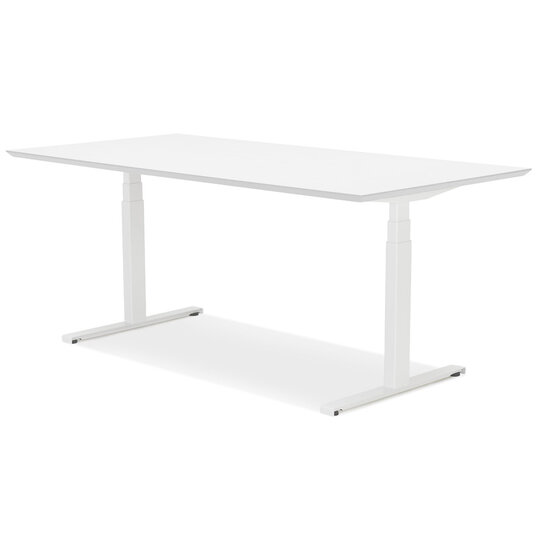 Maysun - Elektrisch Zit-Sta Bureau - COMFORT Wit - Wit 180x90cm