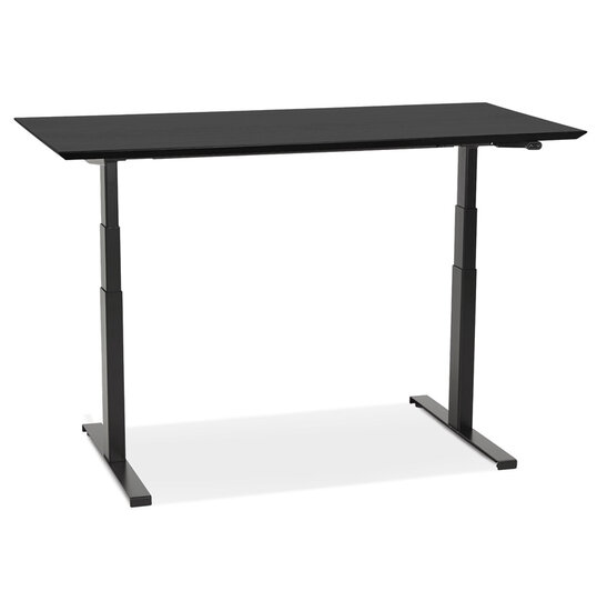 Maysun - Elektrisch Zit-Sta Bureau - COMFORT Zwart - Zwart 150x70cm