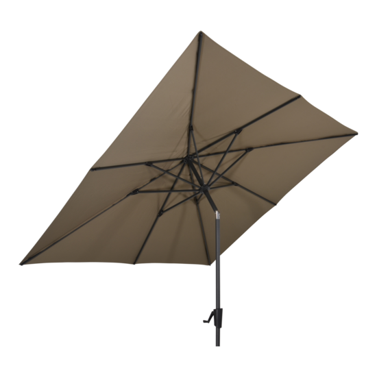 Parasol-Libra-taupe-2,5x2,5mtr