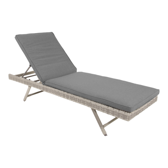 Outdoor Living - Ligbed Valencia Smoke 200x65cm