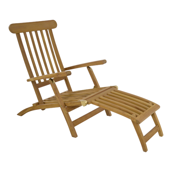 Outdoor Living - Deckchair teak verstelbaar