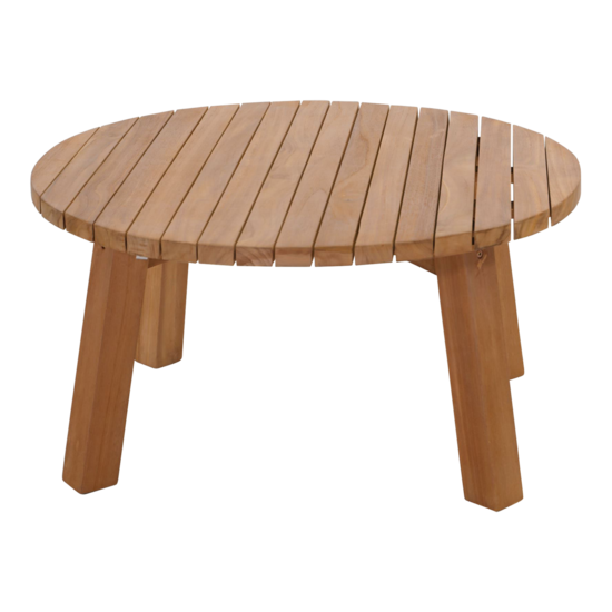 Outdoor Living - Loungetafel teak &oslash;80x40cm