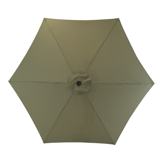 Outdoor Living - Parasol Gemini Olijfgroen &Oslash;3mtr