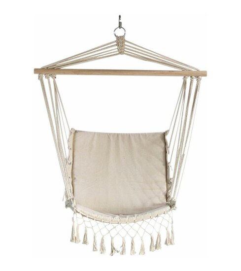 Outdoor Living - Hangstoel Macram&eacute; 90x60x115cm