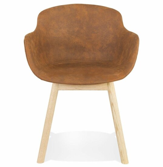 Maysun - Design Stoel - RUPERT Bruin - Naturel