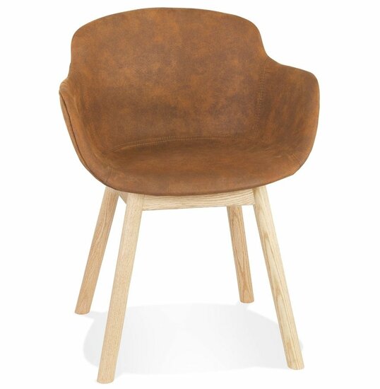 Maysun - Design Stoel - RUPERT Bruin - Naturel