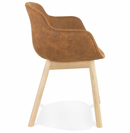 Maysun - Design Stoel - RUPERT Bruin - Naturel