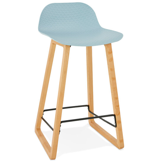 Halfhoge kruk &#039;MAKI MINI&#039; blauw Scandinavische stijl