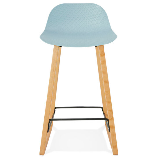 Halfhoge kruk &#039;MAKI MINI&#039; blauw Scandinavische stijl