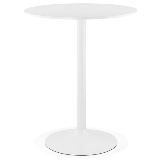 Staantafel / hoge tafel &#039;CARACAS&#039; wit - &Oslash; 90 cm