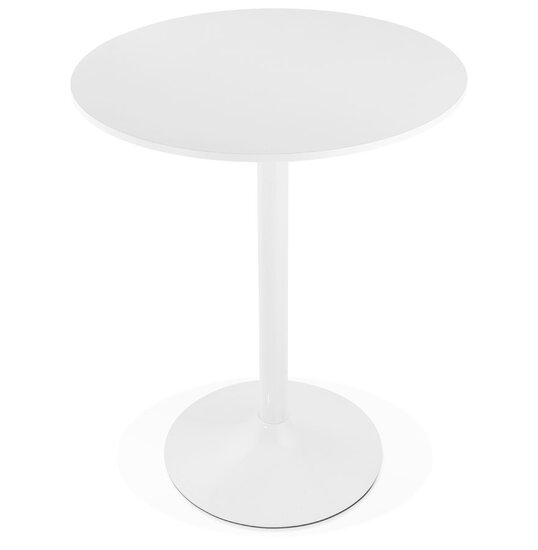 Staantafel / hoge tafel &#039;CARACAS&#039; wit - &Oslash; 90 cm