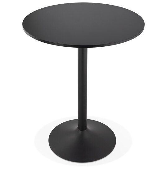 Staantafel / hoge tafel &#039;BRASILIA&#039; zwart - &Oslash; 90 cm