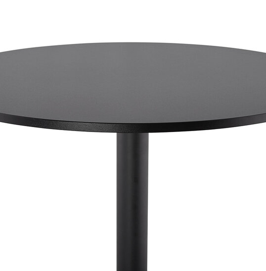 Staantafel / hoge tafel &#039;BRASILIA&#039; zwart - &Oslash; 90 cm