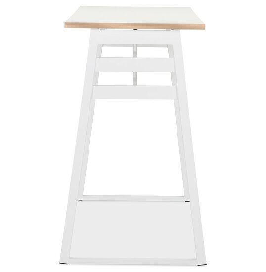 Witte hoge bartafel &#039;NIKI&#039; - 150x60 cm