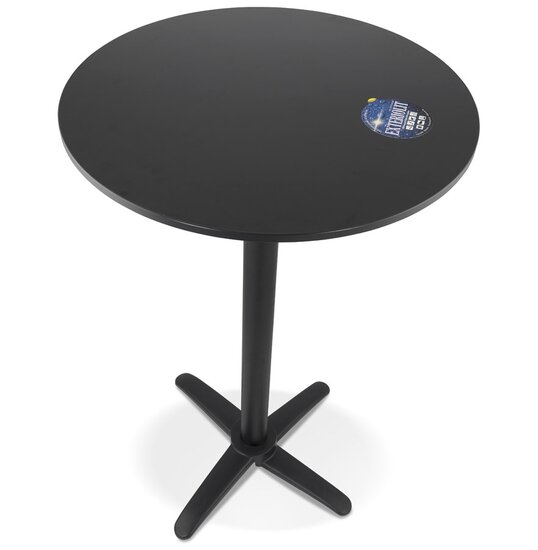 Zwarte ronde vouwtafel &#039;PENUMBRA&#039; - &Oslash; 68 cm