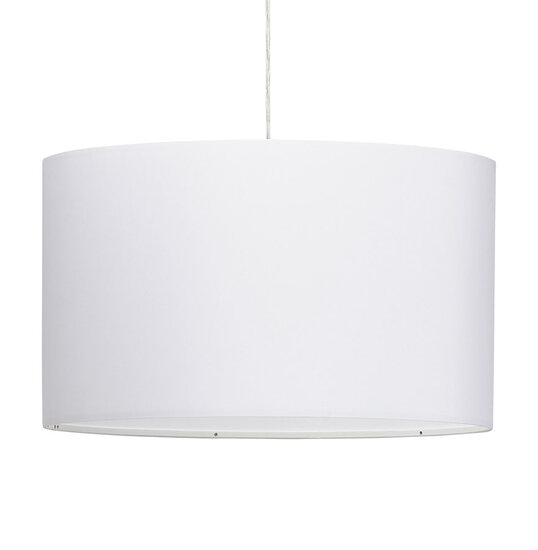 Ronde hanglamp &#039;BUNGEE&#039; met witte lampenkap