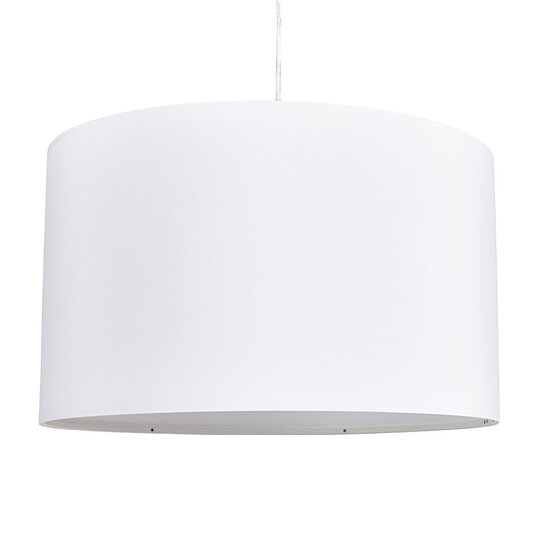 Ronde hanglamp &#039;BUNGEE&#039; met witte lampenkap