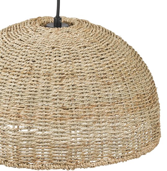 Natuurkleurige hanglamp &#039;ATLANTICO&#039; van zeegras