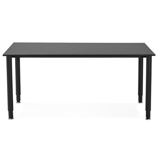 Vergadertafel / design bureau FOCUS&#039; in het zwart - 160x80 cm