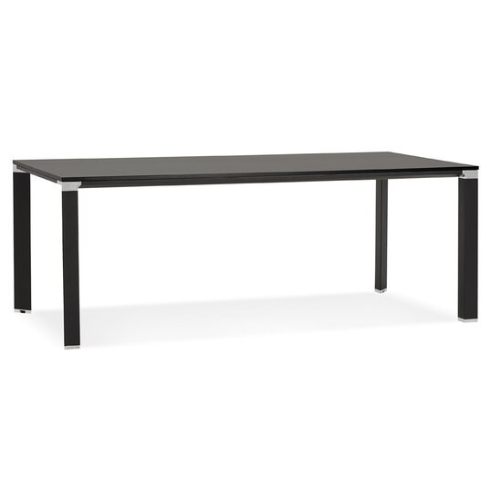 Vergader- / eettafel design XLINE&#039; in zwart hout - 200x100 cm