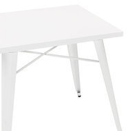 Maysun - Industri&euml;le Eettafel - CAYA Wit 76X76 CM