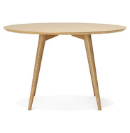 Maysun - Design Eettafel - JANICE Naturel &Oslash;120 CM