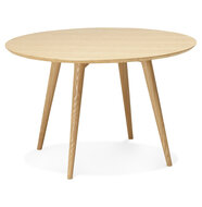 Maysun - Design Eettafel - JANICE Naturel &Oslash;120 CM