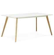 Maysun - Design Eettafel - CRYSTOL Wit 160X90 CM