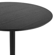 Maysun - Design Bistrotafel - FLOOR Zwart-Zwart &Oslash; 80 CM