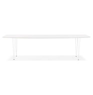 Maysun - Design Eettafel - DIONE Wit-Wit 170(270)X100 CM